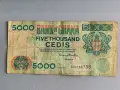 Банкнота - Гана - 5000 седи | 2000г., снимка 1