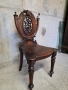 Антикварен стол с дърворезба , снимка 2