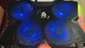 Охладителна подложка Klim Wind RGB за лаптопи до 17.3 инча черна rgb осветление с кутия като нова, снимка 6