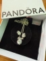 Оригинален комплект Pandora „Капки от любов“ – обеци и колие, снимка 6