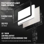 Комплект от 2 LED фотографски осветителни тела, снимка 2
