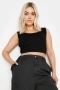 Черни памучни панталони Yours Clothing UK16, снимка 4