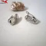 Обеци с платинено покритие 211249, снимка 3