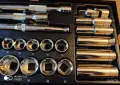 Halfords Advanced 1/2" гедоре / гидория 26-части качествени вложки камъни Modular Tray, снимка 7