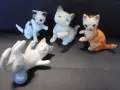№ 8716 Лот 4 броя малки порцеланови фигурки – котенца , снимка 4