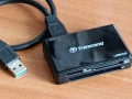 Transcend card reader,micro SD,SDHC,SDXC,CF, снимка 2