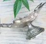 Малка посребрена фруктиера на столче , снимка 3