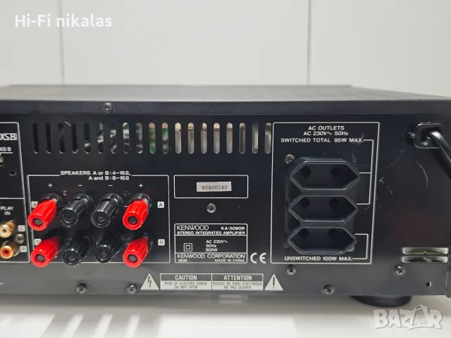 стерео усилвател Hi-Fi KENWOOD KA-5090R, снимка 9 - Ресийвъри, усилватели, смесителни пултове - 55653022