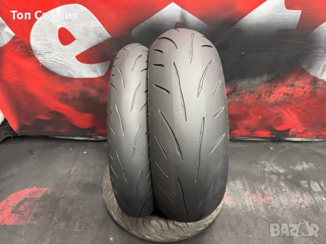 120 70 17 / 190 55 17, Мото гуми, Bridgestone BattlaxHyperSport, снимка 3 - Гуми и джанти - 54634407
