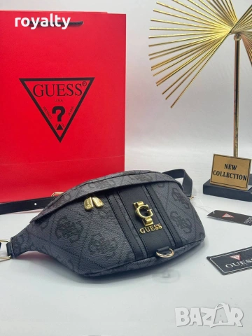 Guess Нова Дамска Кожена Чанта Гес Различни Цветове , снимка 2 - Чанти - 55288935