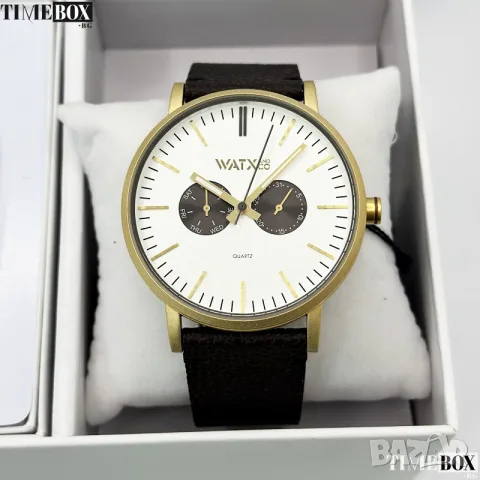 Watx and Colors Chronograph Black/Gold + Earbuds, снимка 1 - Мъжки - 55357228