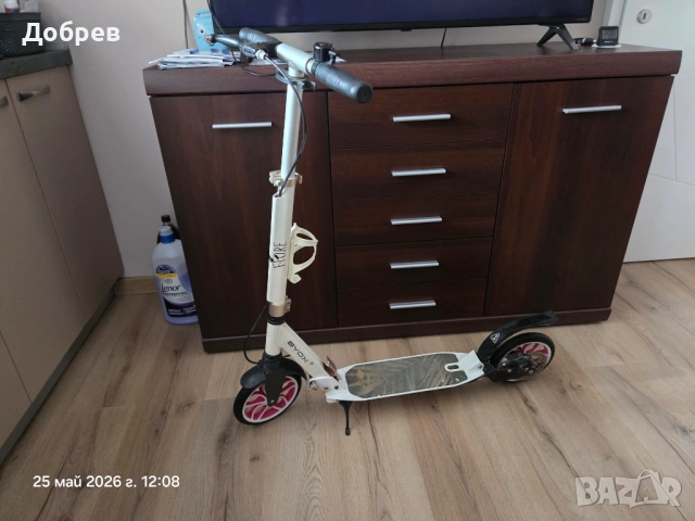 Тротинетка byox Fiore розова