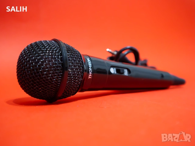 HAMA THOMSON DM-20 Динамичен Микрофон Внос Литва Като Нов Тестван, снимка 5 - Микрофони - 54867080