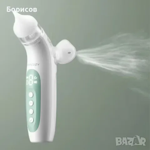 Електрически аспиратор за нос за бебета и малки деца Momcozy BreezyClear™ 2-in-1, снимка 4 - Други - 55493621