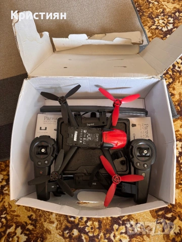 Parrot Bebop Drone 2 + Skycontroller – пълен комплект, не е тестван, снимка 2 - Дронове и аксесоари - 54044271