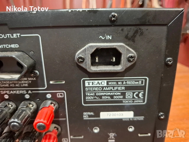 Продава се усилвател Teac A-R650 MK-II. , снимка 7 - Ресийвъри, усилватели, смесителни пултове - 54259248