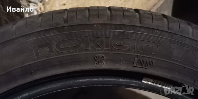 Продавам 2 броя летни гуми 225.45.17 на 1 сезон дот 2021 Nokian , снимка 4 - Гуми и джанти - 54558859