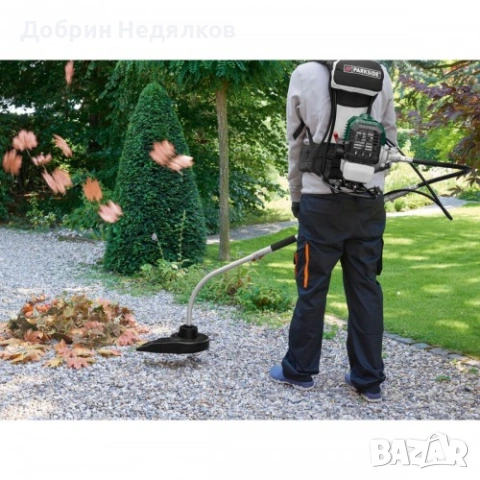 Бензинов тример PARKSIDE 6 в 1, тример, храсторез, резачка, ножица за храсти и тример за пътеки, снимка 9 - Градинска техника - 54171392