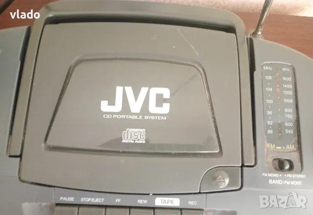 Радиокасетофон JVC, снимка 6 - Радиокасетофони, транзистори - 55553275