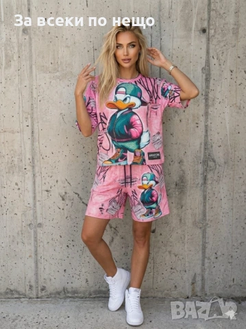 Minnie Mouse Дамски Летен Спортен Комплект🔝Дамски Спортен Екип-Различни Анимационни Герои Код A1213, снимка 10 - Спортни екипи - 54385100