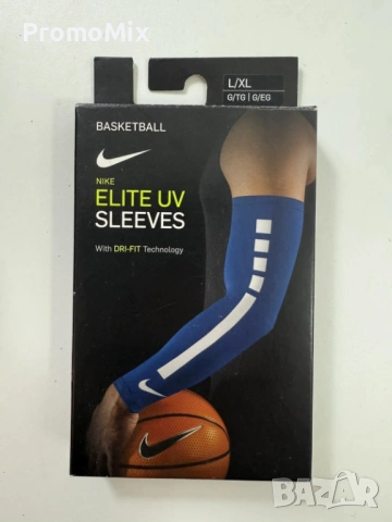 Спортни ръкави за ръце Nike Elite N2044-027 UV L/XL Комплект от 2 ръкава за баскетбол компресионни , снимка 5 - Спортна екипировка - 54749172
