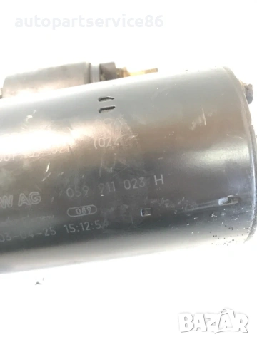 Стартер Мотор Bosch за Audi A6 2.5 TDI (1997-2002) 0001109021 059911023H, снимка 2 - Части - 54650610