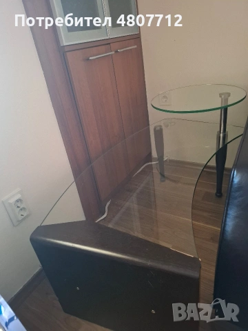 стъклена холна масичка, снимка 2 - Маси - 54313349