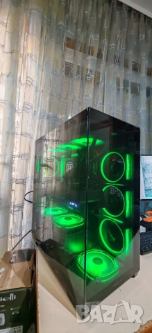 Продавам НОВО Супер Гейм PC Ryzen 7 9800X3D/64Gb/2Tb SSD/RX 9070XT 16Gb/WIFI & BT/Гаранция, снимка 6 - Геймърски - 54442501