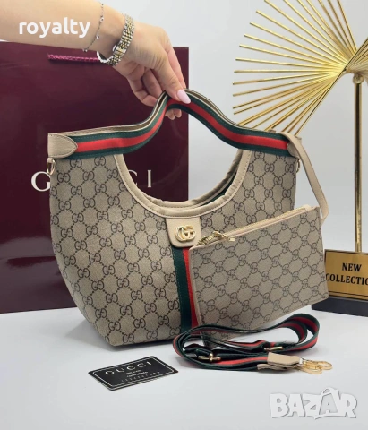 Gucci Нова Дамска Кожена Гучи Различни Цветове , снимка 9 - Чанти - 55152538