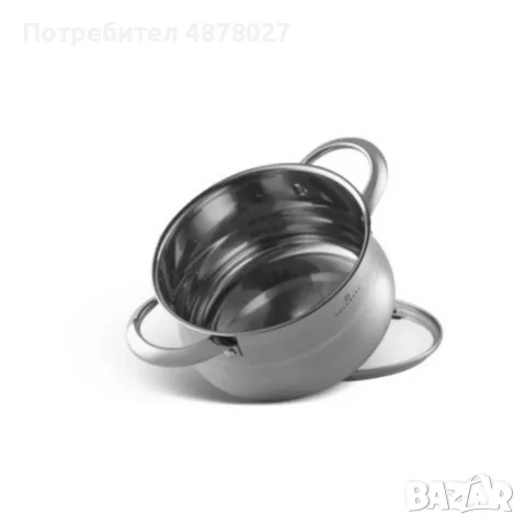 Комплект EDENBERG EB-2420M от 12части - неръждаема стомана с многослойно дъно за бързо и равномерно , снимка 5 - Съдове за готвене - 55443691