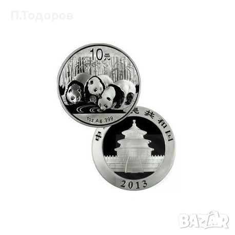 Сребро 1 oz Панда 2013