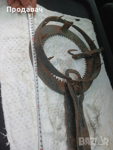 Голям капан, снимка 3 - Антикварни и старинни предмети - 54044020