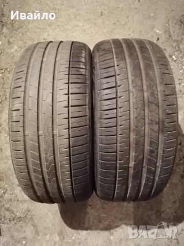 Продавам 2 броя летни гуми 225.45.17 на 1 сезон дот 2021 Falken 