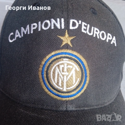 INTER MILANO 22.05.2010+ПОДАРЪК Тениска UEFA CL FINAL MADRID TRIPLETE OSFA baseball cap шапка Интер, снимка 3 - Фен артикули - 55249210