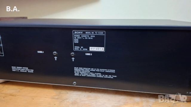 SONY TC-K520, снимка 6 - Декове - 55072558