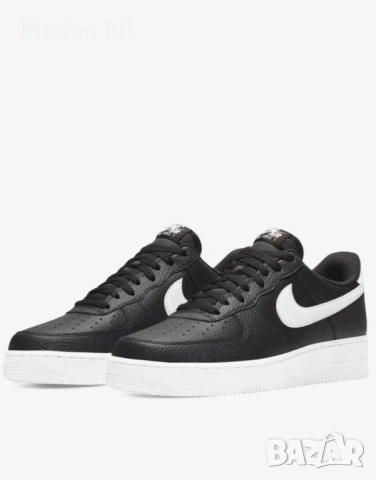 Оригинал! NIKE Air Force 1 Shoes Black/White мъжки сникърси