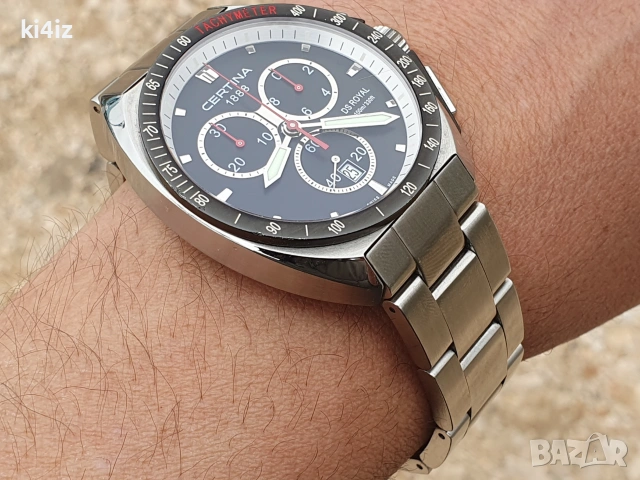 Certina "DS ROYAL" SWISS MADE Chronograph, снимка 10 - Мъжки - 55011946