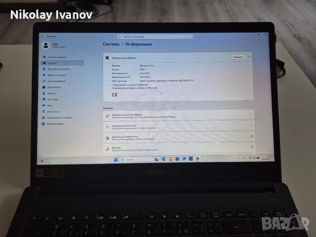 ACER Aspire 3 A315-34-C8TY, снимка 4 - Лаптопи за дома - 55079275