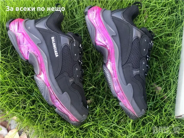 Balenciaga Triple S - Dark Grey/Navy/Grey Дамски Маратонки👟Дамски Спортни Обувки Код ch7, снимка 4 - Маратонки - 55412357
