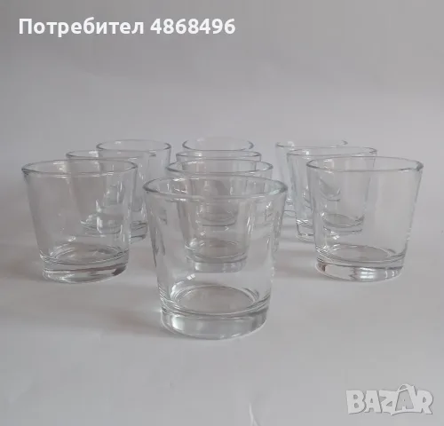 Стъклени чаши за ракия и други напитки 