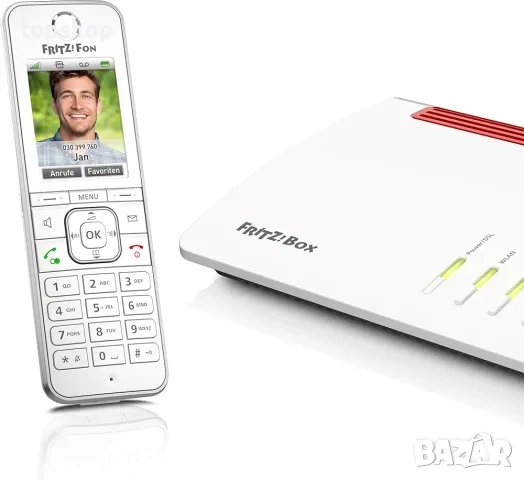 Чисто нов Безжичен Телефон Fritz AVM FRITZ!Fon C6 за FRITZ!Box (DECT / HD Voice) ​ , снимка 6 - Стационарни телефони и факсове - 55592150