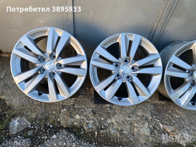 Оригинални джанти на PEUGEOT 308 508  16”, снимка 2 - Гуми и джанти - 54556755
