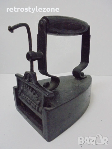№ 8685 Старинна чугунена ютия ROSENFORS No. 3  Оригинална шведска чугунена ютия ROSENFORS No. 3, снимка 3 - Антикварни и старинни предмети - 55237369