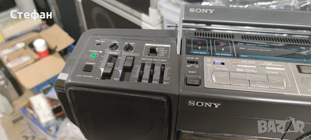 Sony CFD-D77 FM/AM CD касетофон , снимка 7 - Радиокасетофони, транзистори - 54137446