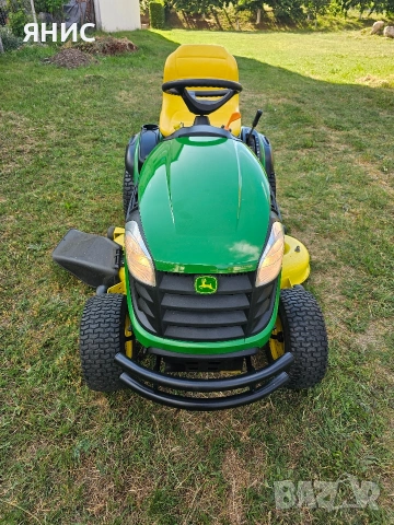 ТРАКТОРНА КОСАЧКА JOHN DEERE X165 .22.КОНЯ ПЕРФЕКТНА , снимка 11 - Градинска техника - 54732157