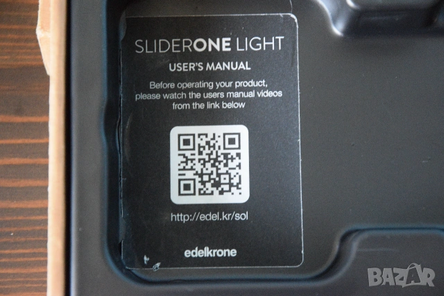 Стабилизатор edelkrone SliderONE Light, снимка 3 - Чанти, стативи, аксесоари - 55128253