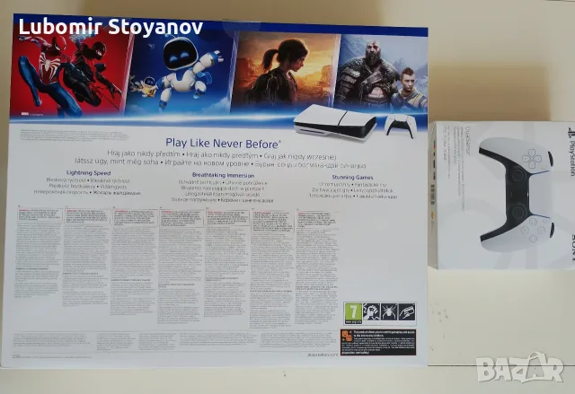 PS5 Playstation 5 slim Disc standart + допълнителен джойстик , снимка 8 - PlayStation конзоли - 55624904