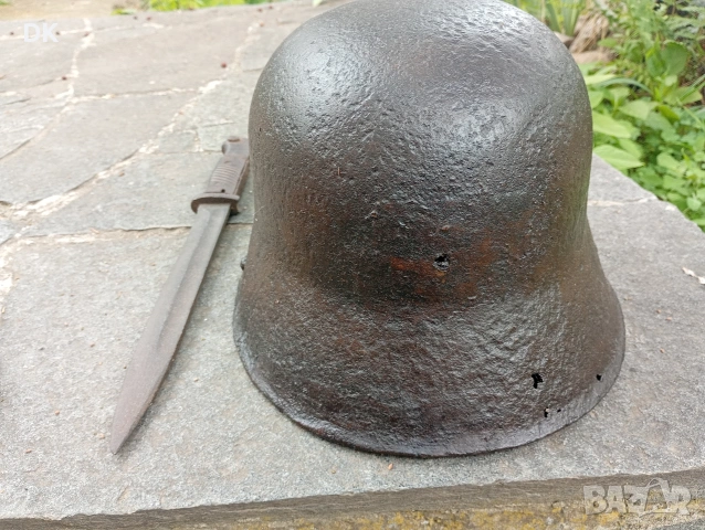 Каска ПСВ, немски щик ВСВ, снимка 3 - Антикварни и старинни предмети - 55034472