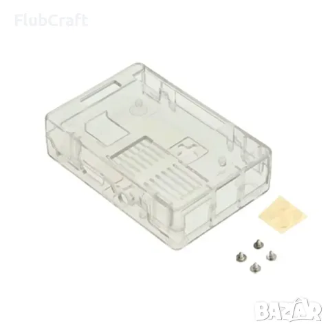 Защитен комплект: ABS кутия за Raspberry Pi 3B/2/3B+, Прозрачен