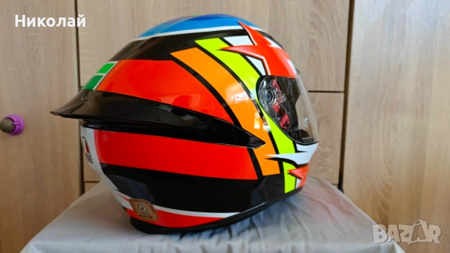 Каска AGV K1 Rodrigo, снимка 6 - Аксесоари и консумативи - 55064760